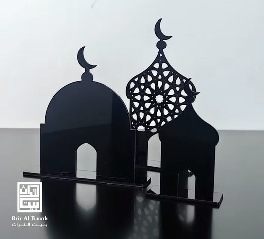 3-Piece Islamic Mosque Acrylic Decor Set