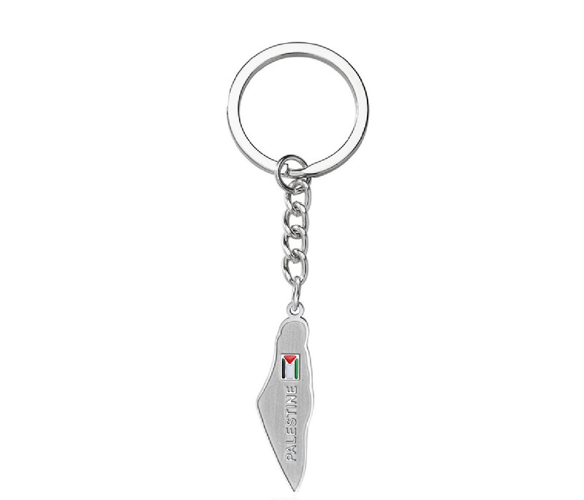Palestine Map Keychain