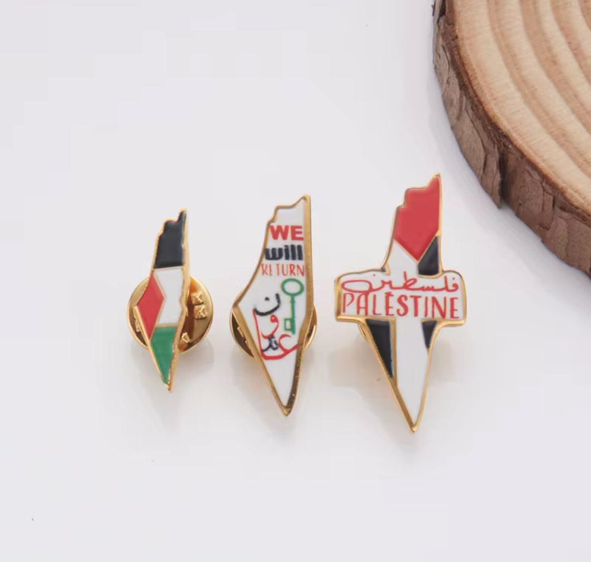 Palestine Flag Pin