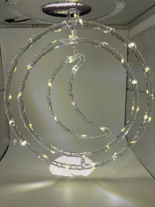 Ramadan Double Round Pendant Light – Fanous or Hilal