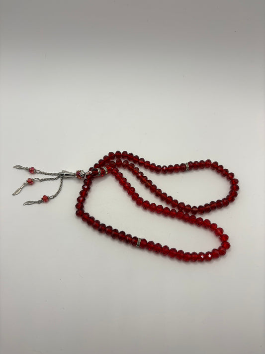 Black and Red Masbah – 66 Count