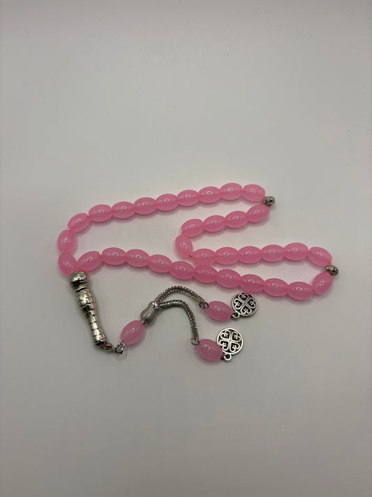 Pink and Blue Masbah – 33 Count