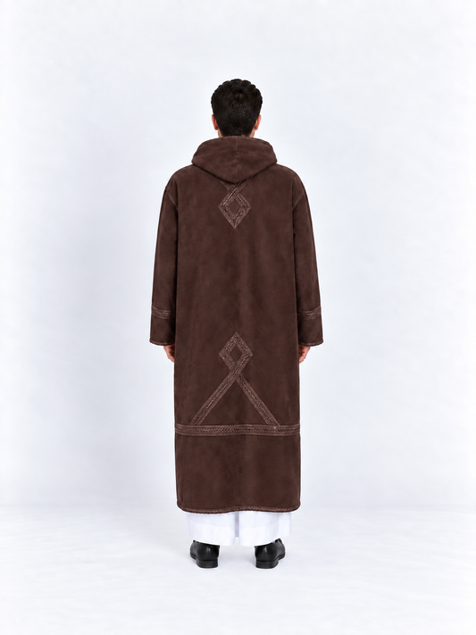 Brown Khaleeji Moroccan Farwa