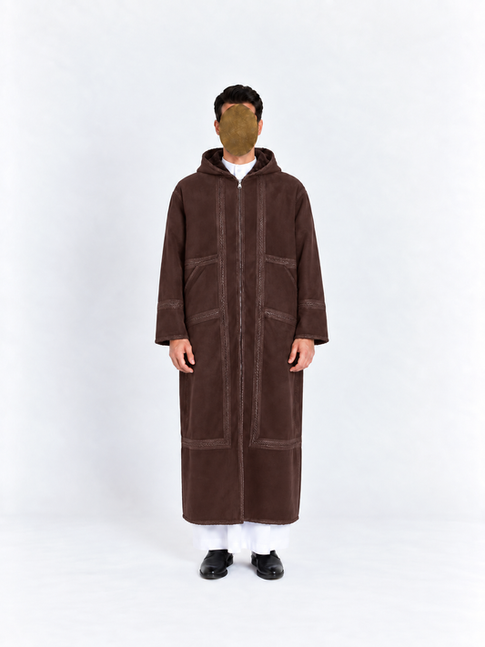 Brown Khaleeji Moroccan Farwa