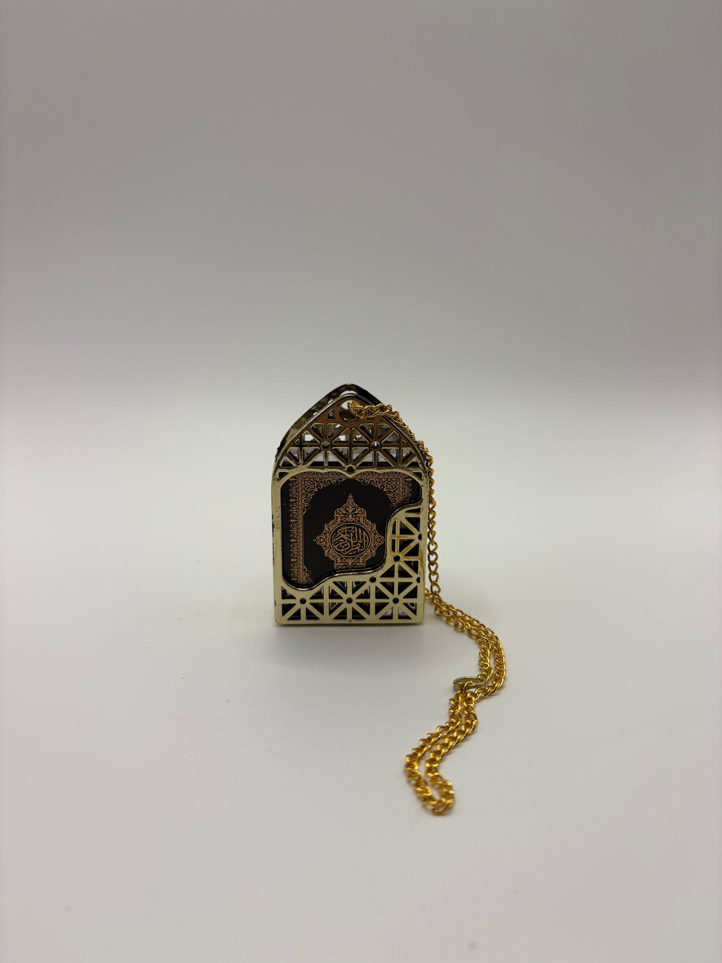 Small Quran Car Pendant – Gold or Silver