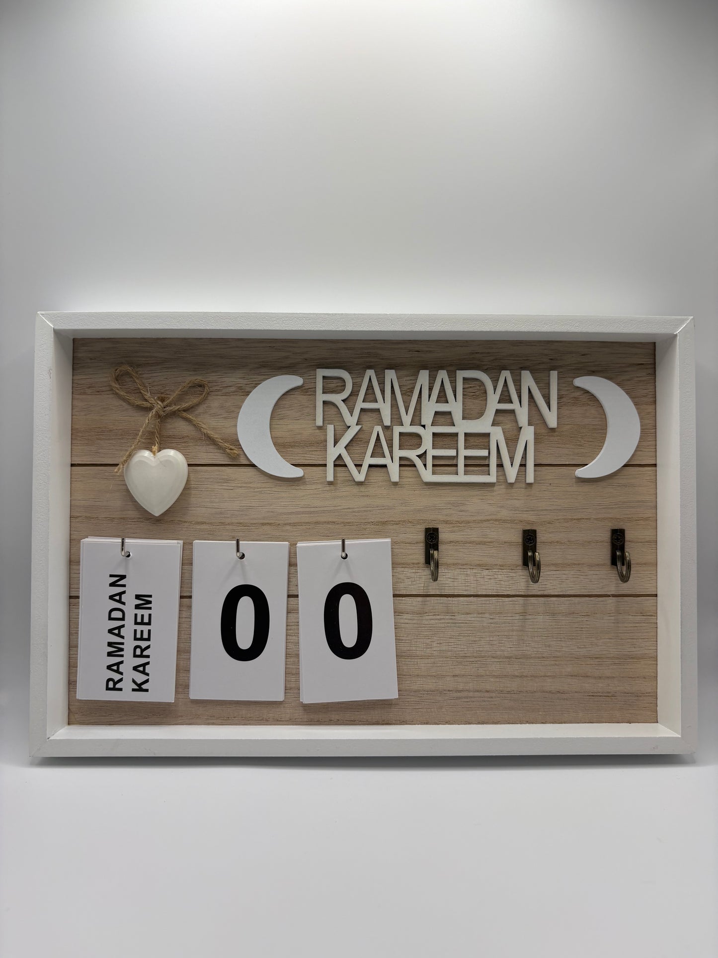 Ramadan Kareem Calendar and Key Rack/Holder