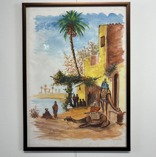 Canvas Poster of Palm Tree by Lotfi