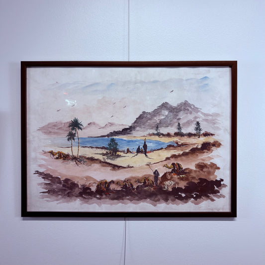 Canvas Poster of Mountains by Lotfi