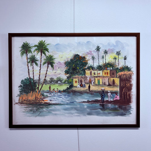 Canvas Poster of Palm Trees by Lotfi