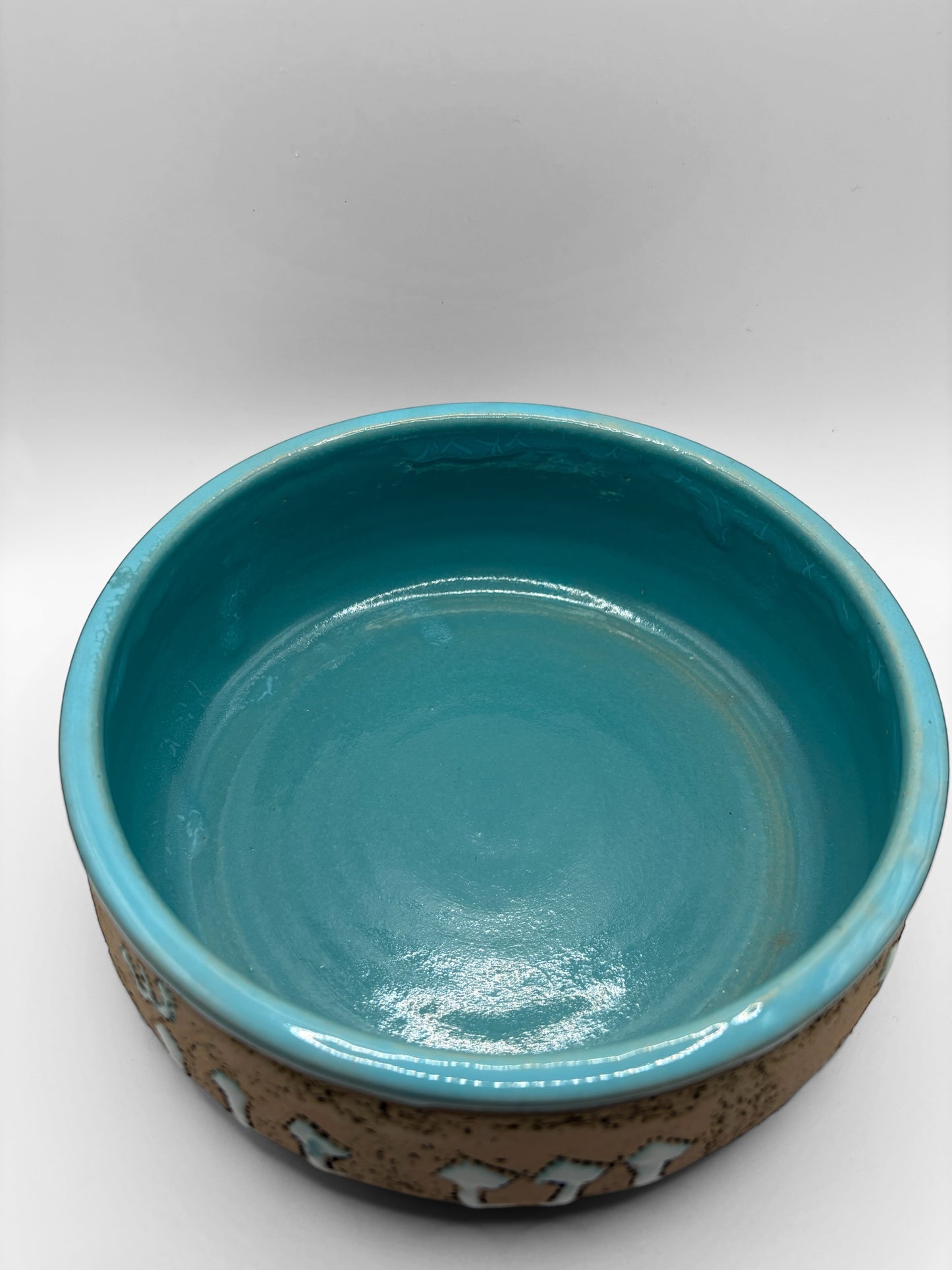 Beit Al-Turath Ceramic Serving Bowl with Arabic Calligraphy - Medium Size