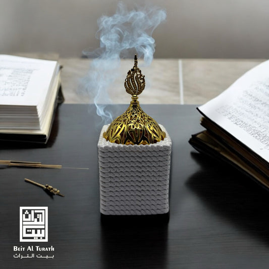 Cube Incense Holder – Available in White, Red, and Black