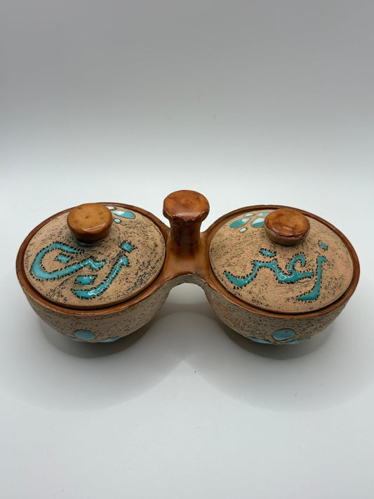 Beit Al-Turath Ceramic Bowl for Zait o Za'atar