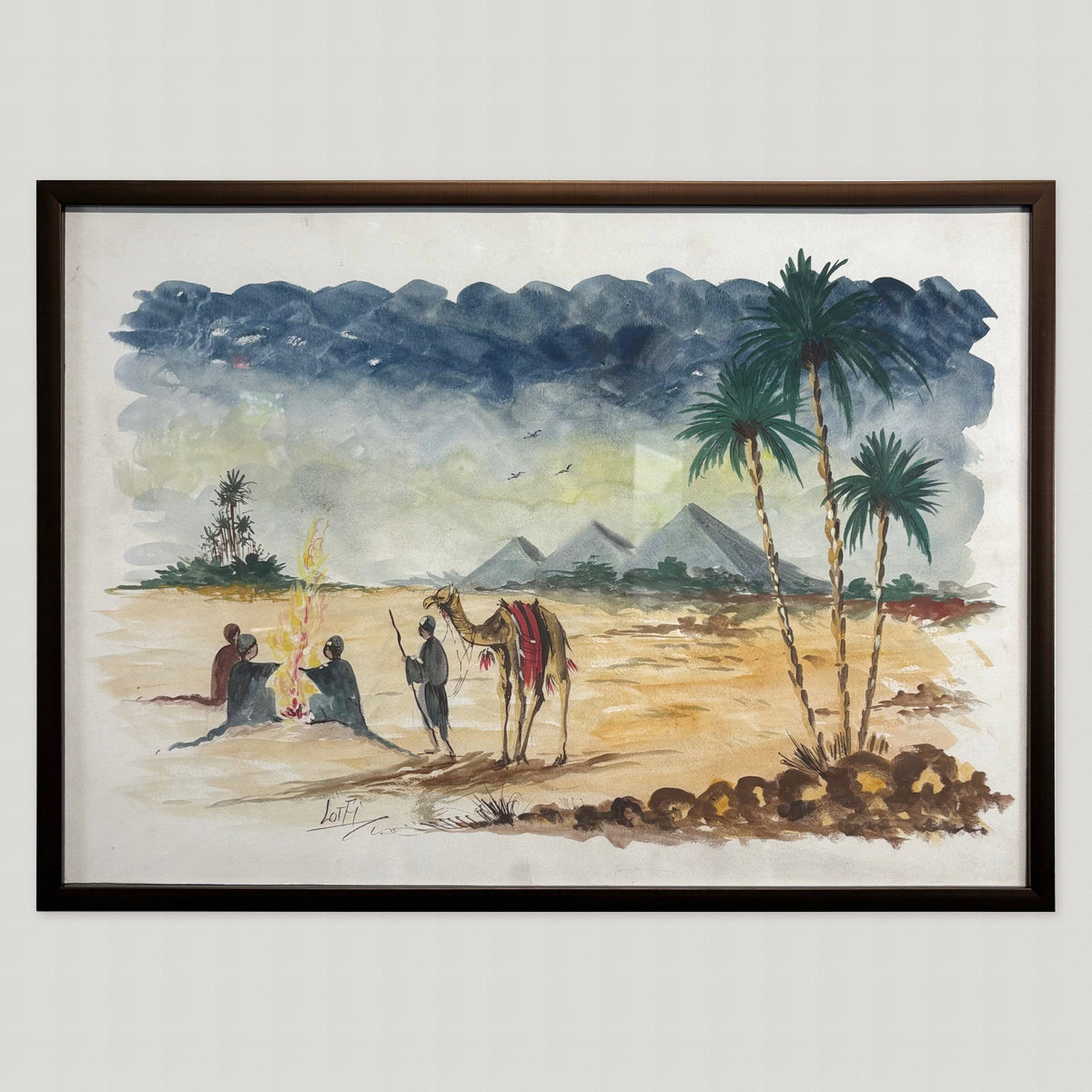 Pyramids Canvas Wall Art by Lotfi