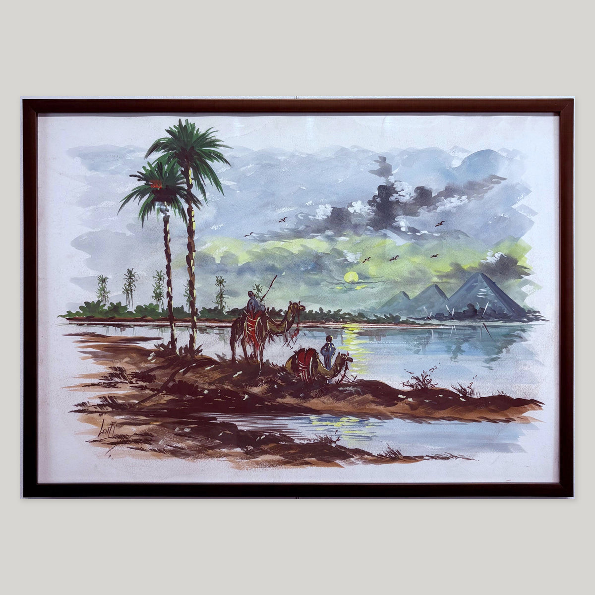 Canvas Poster of a Beautiful View by Lotfi