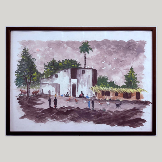 Canvas Poster of a House by Lotfi